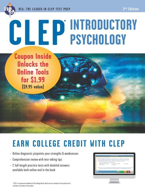 Title details for CLEP Introductory Psychology w/ Online Practice Exams by Don J. Sharpsteen - Available